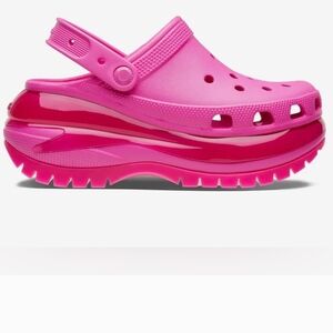Pink Platform Clogs-color Juice